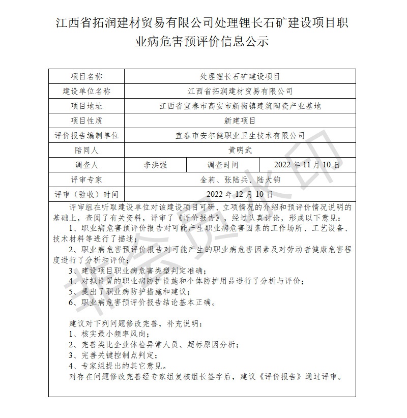 江西省拓潤建材貿(mào)易有限公司-處理鋰長石礦建設(shè)項目---職業(yè)病危害預評價信息公示.jpg