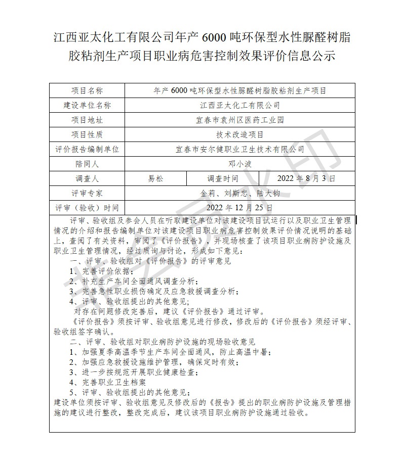 江西亞太化工有限公司年產(chǎn)6000噸環(huán)保型水性脲醛樹(shù)脂膠粘劑生產(chǎn)項(xiàng)目職業(yè)病危害控制效果評(píng)價(jià)信息公示.jpg